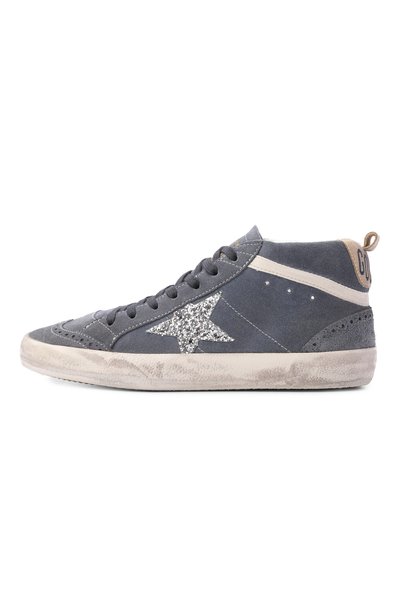 Замшевые кеды mid star GOLDEN GOOSE DELUXE BRAND, арт. GWF00122.F007917, фото 4