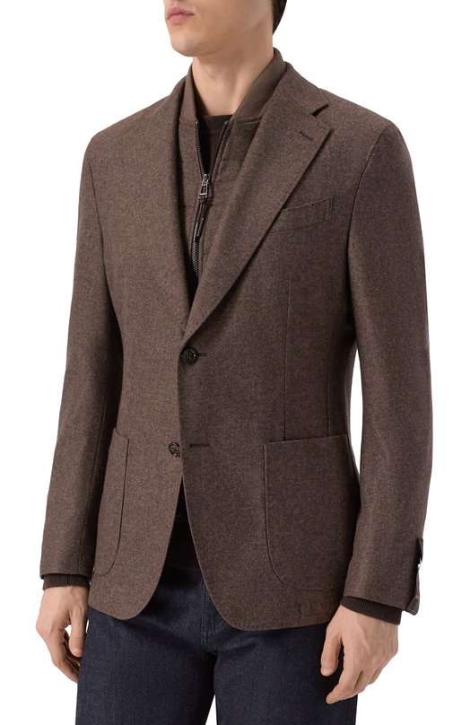 Однобортный пиджак Windsor 13 TRIENT 10014477/30043902 Коричневый  13 TRIENT 10014477/30043902 Фото 3