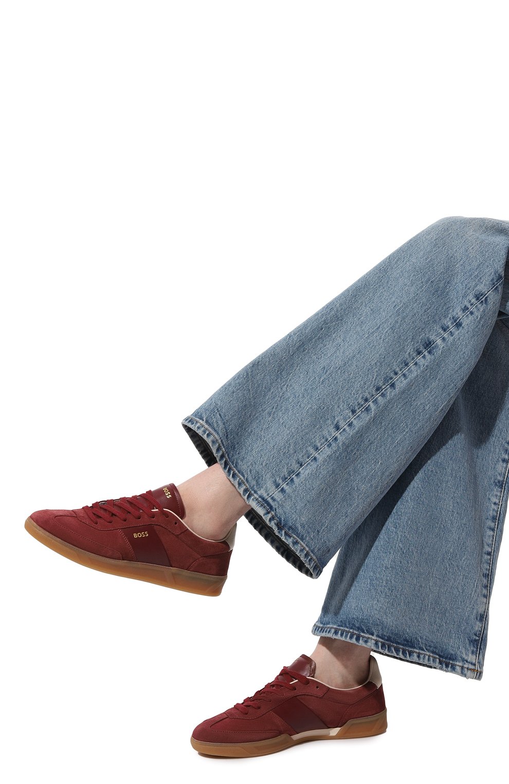 Замшевые кеды BOSS, арт. 50513569, фото 3