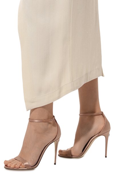 Текстильные босоножки keira 105 DOLCE & GABBANA, арт. CR1739/AV957, фото 3