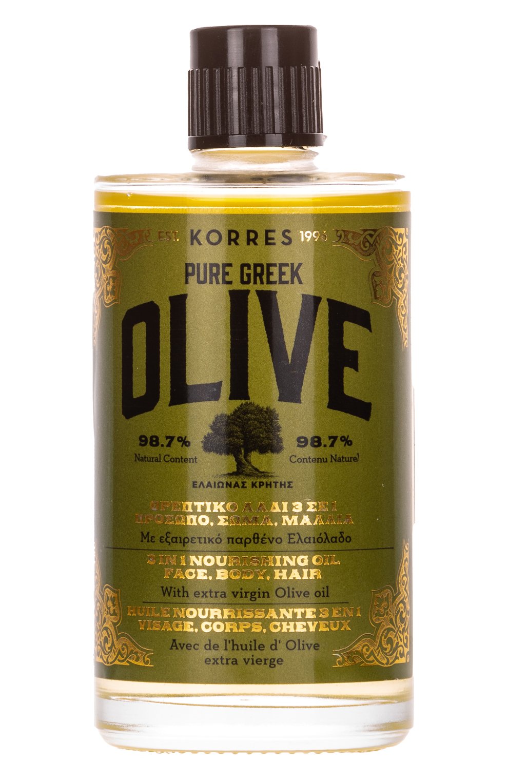 Питательное масло с экстрактом оливок 3 в 1 (100ml) KORRES, арт. 5203069068096, фото 1