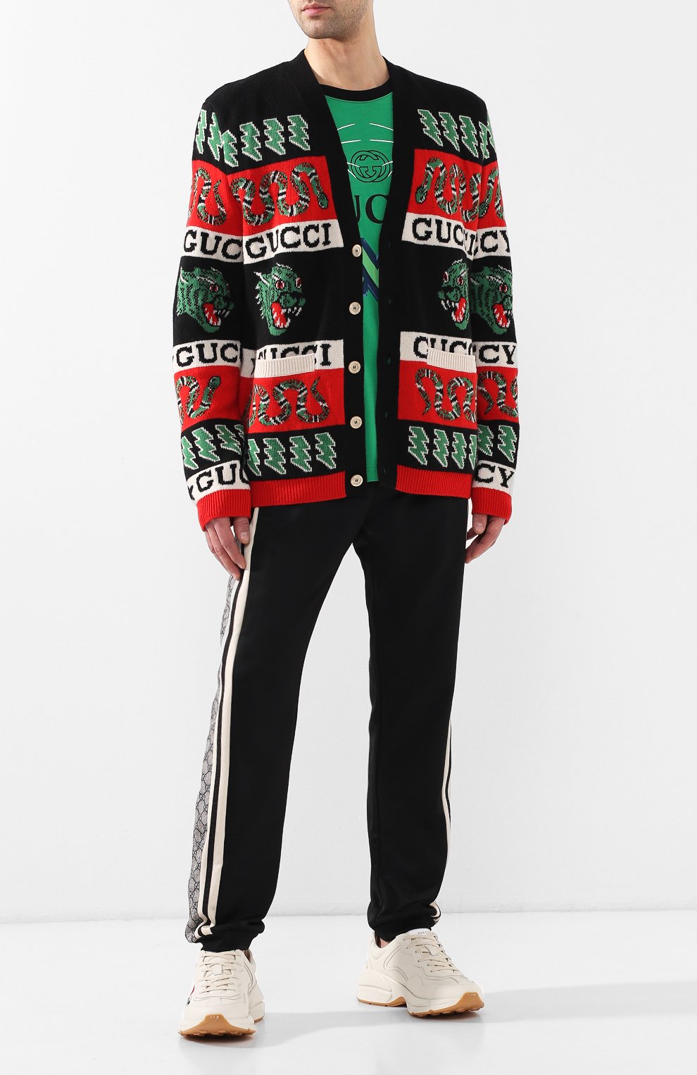 Шерстяной кардиган GUCCI, арт. 545747/XKADY, фото 2