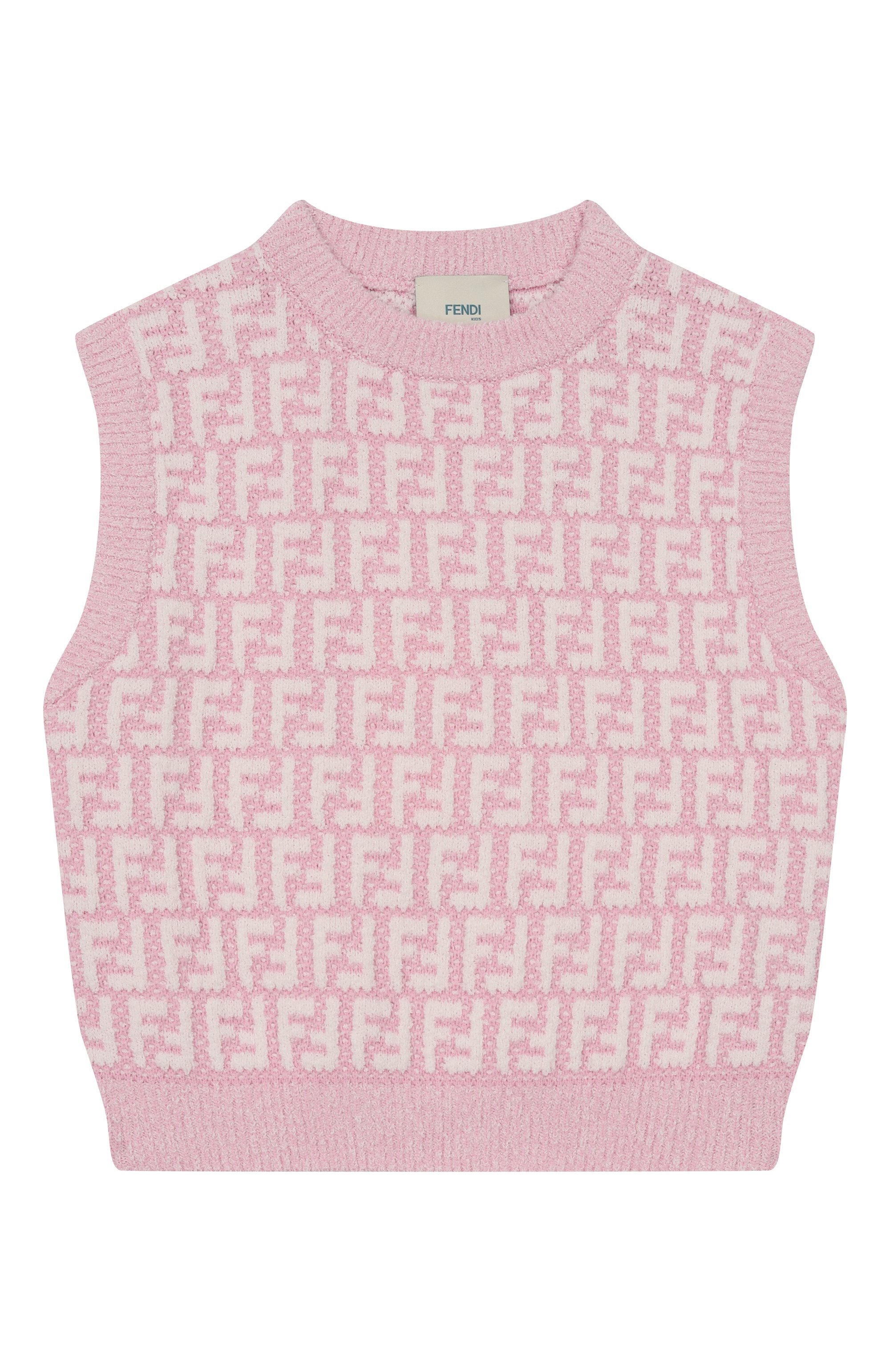 Жилет из хлопка и вискозы FENDI, арт. JFG241/AVW7/8A-12+, фото 1