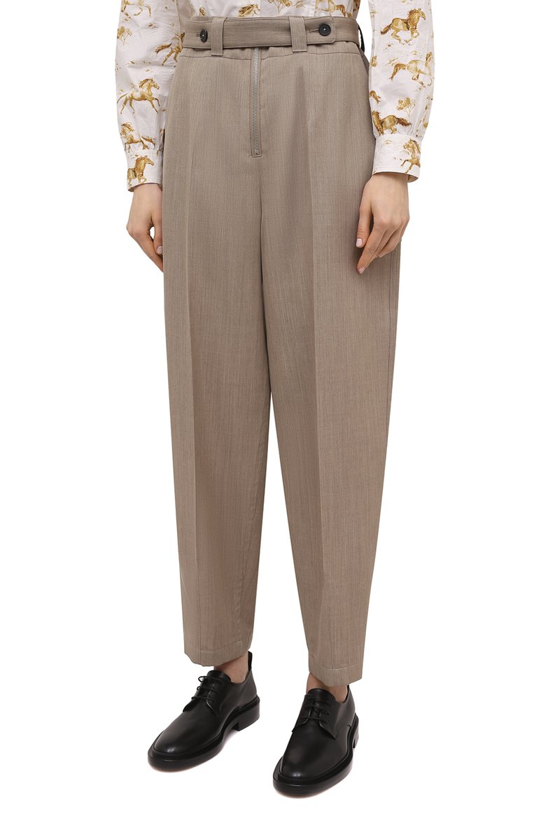 Шерстяные брюки JIL SANDER, арт. JSPS311205-WS202600, фото 3