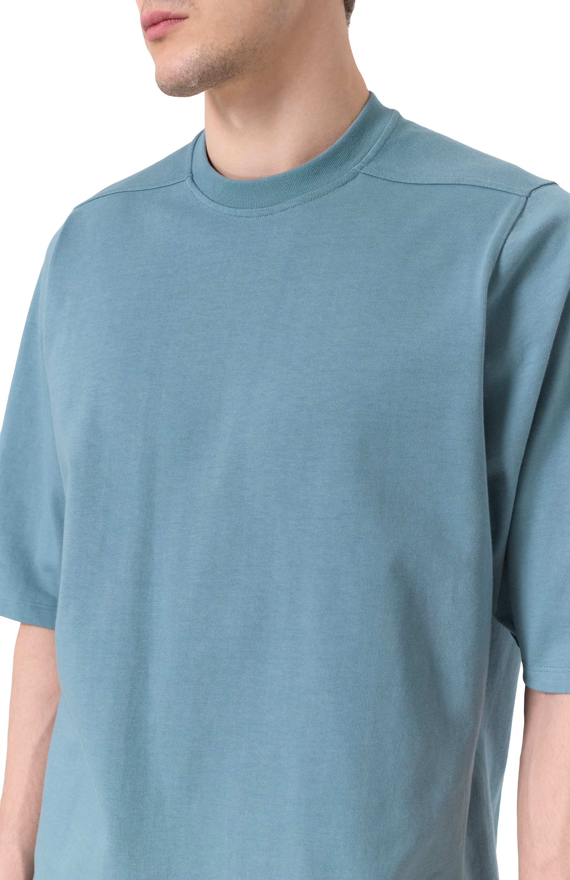 Хлопковая футболка RICK OWENS, арт. RU01E5249/BA, фото 5