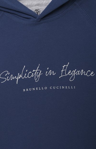 Худи с короткими рукавами BRUNELLO CUCINELLI, арт. B0T63E153A, фото 3