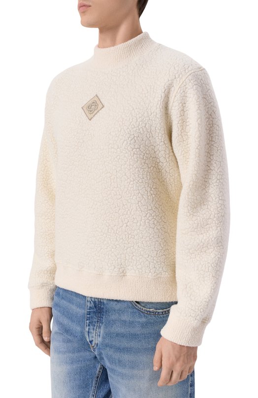 Свитер Casablanca M-AW25-JTP-438-01 Кремовый  M-AW25-JTP-438-01 Фото 3