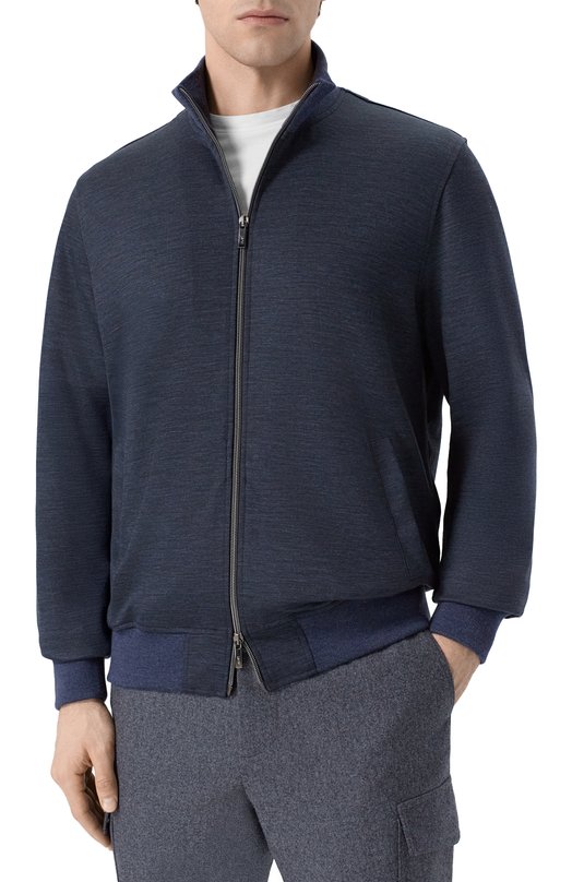 Шерстяная толстовка MVST 13M468.VP00.MUST. Синий  13M468.VP00.MUST. Фото 3