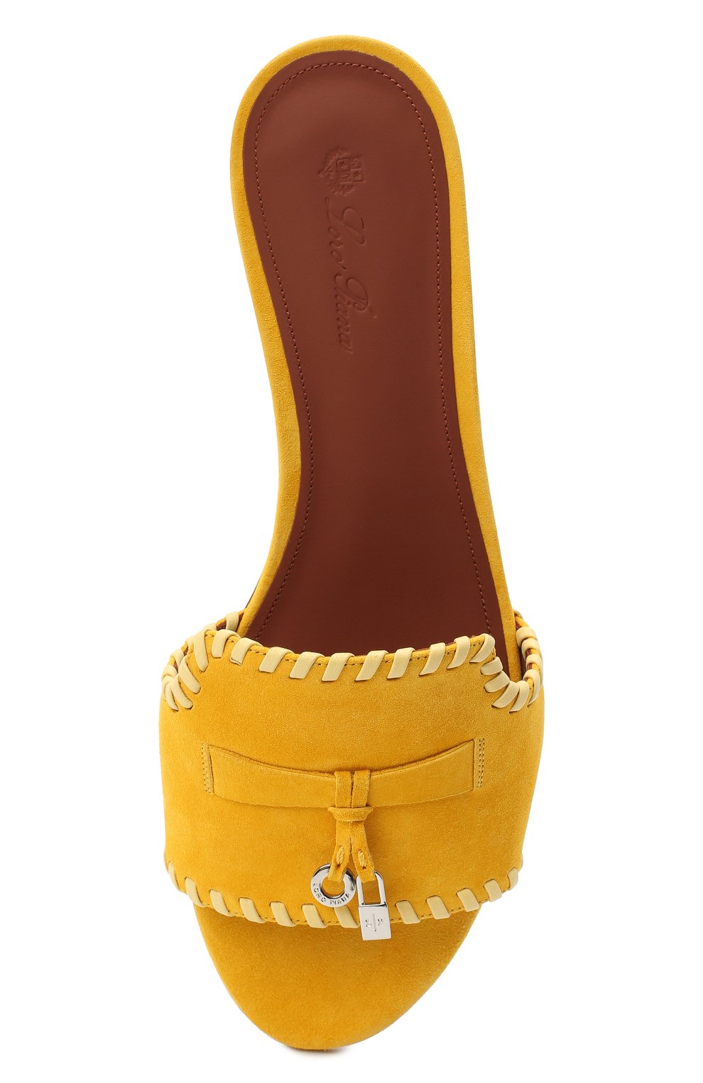 Замшевые шлепанцы jovis charms LORO PIANA, арт. FAL5901, фото 5