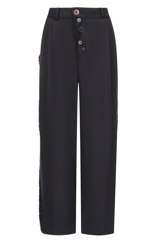 Шерстяные брюки Undercover UC2E1509-1 Чёрный UC2E1509-1