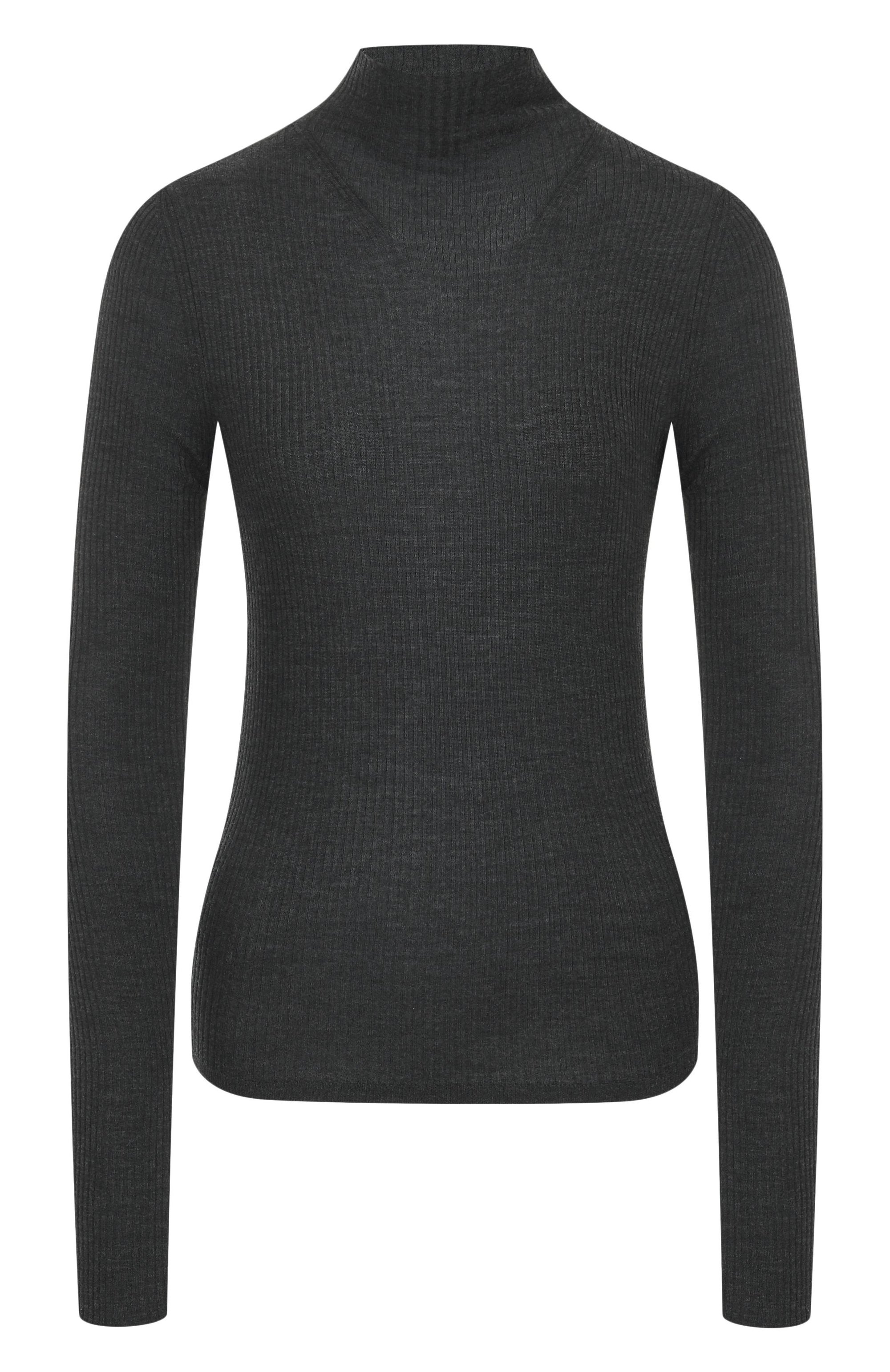 Шерстяная водолазка PETAR PETROV темно-серого цвета по цене 87700 руб., арт. F25K3, фото 1 Шерстяная водолазка PETAR PETROV, арт. F25K3, фото 1