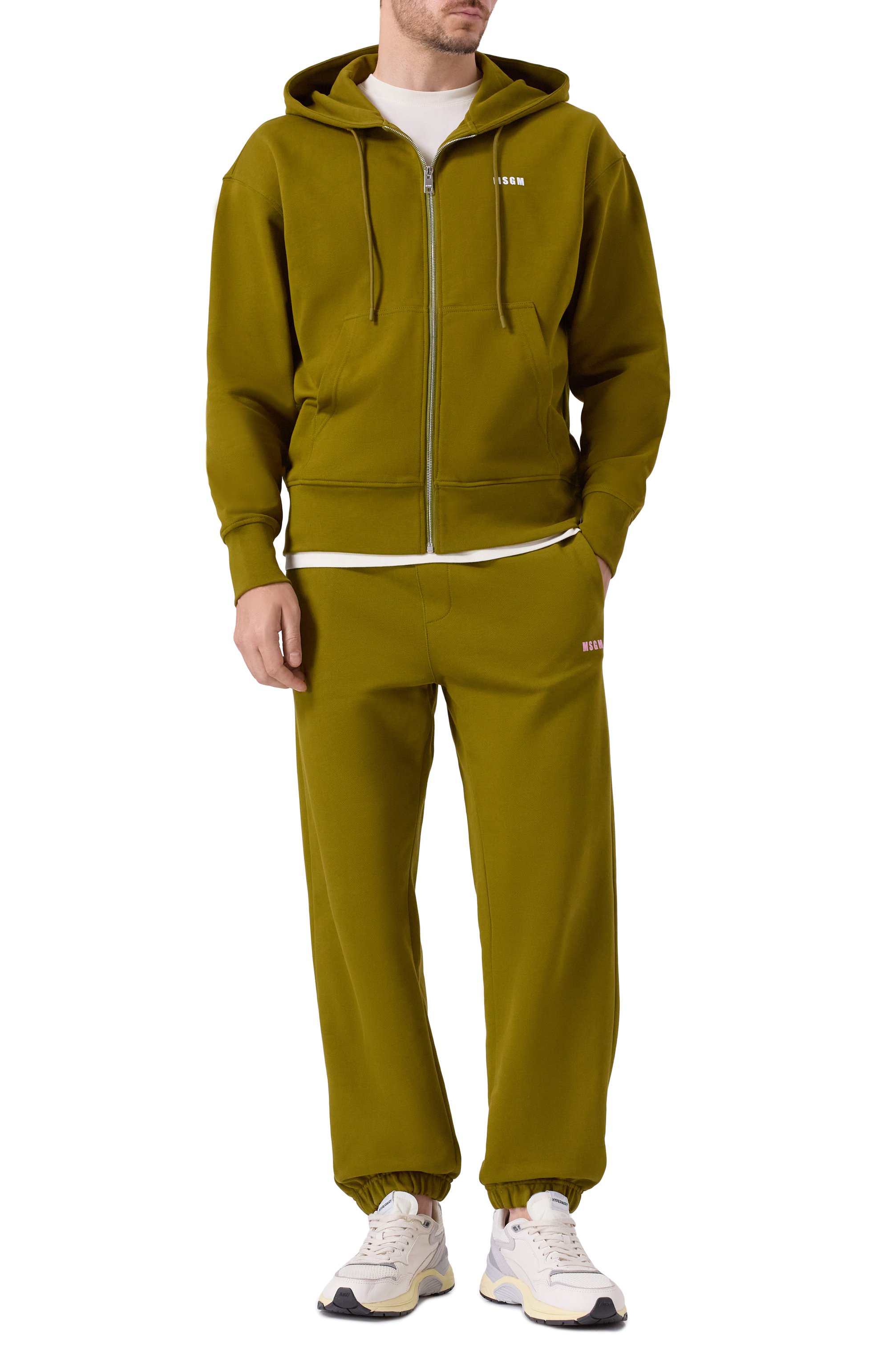 Хлопковые джоггеры MSGM, арт. 3940MP500/257799, фото 2