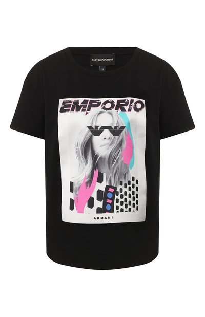 Женская хлопковая футболка EMPORIO ARMANI, арт. 3H2T7M/2J53Z