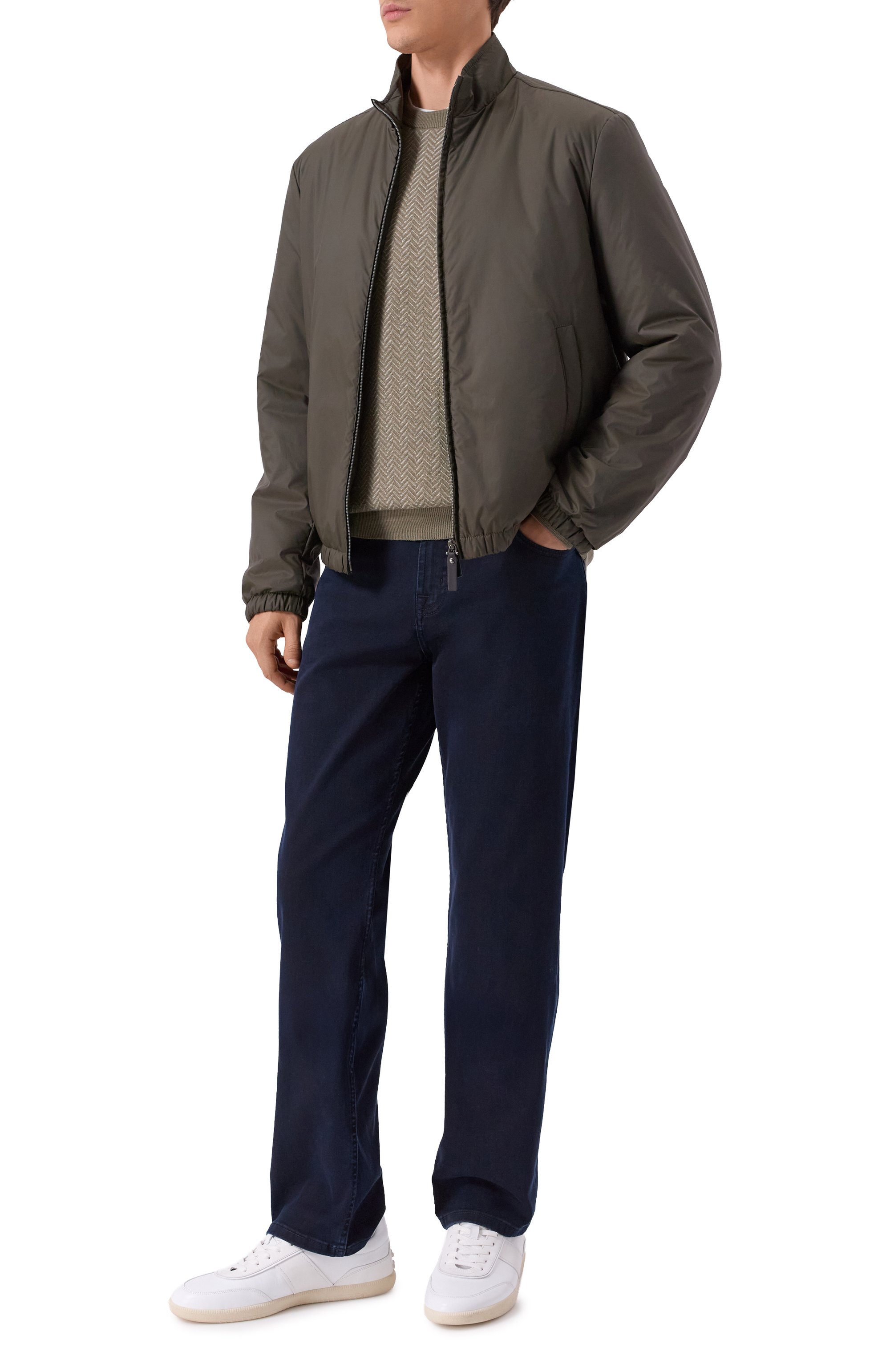 Джемпер из шерсти и хлопка BOSS, арт. 50549985, фото 2