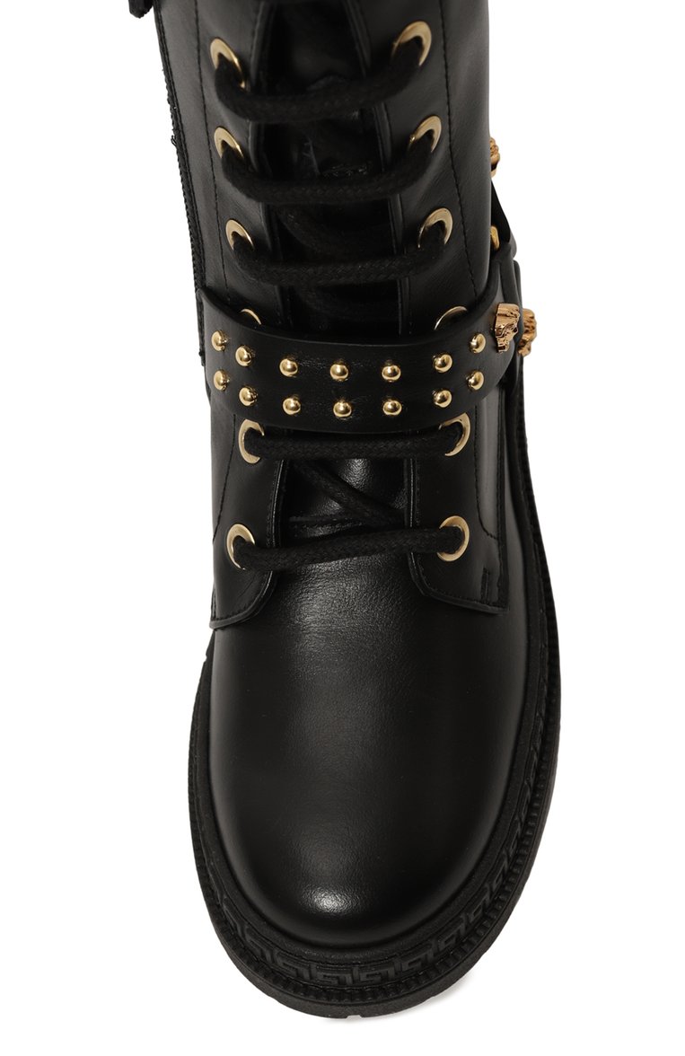 Кожаные ботинки VERSACE, арт. 1011016/1A06093/30-33, фото 1