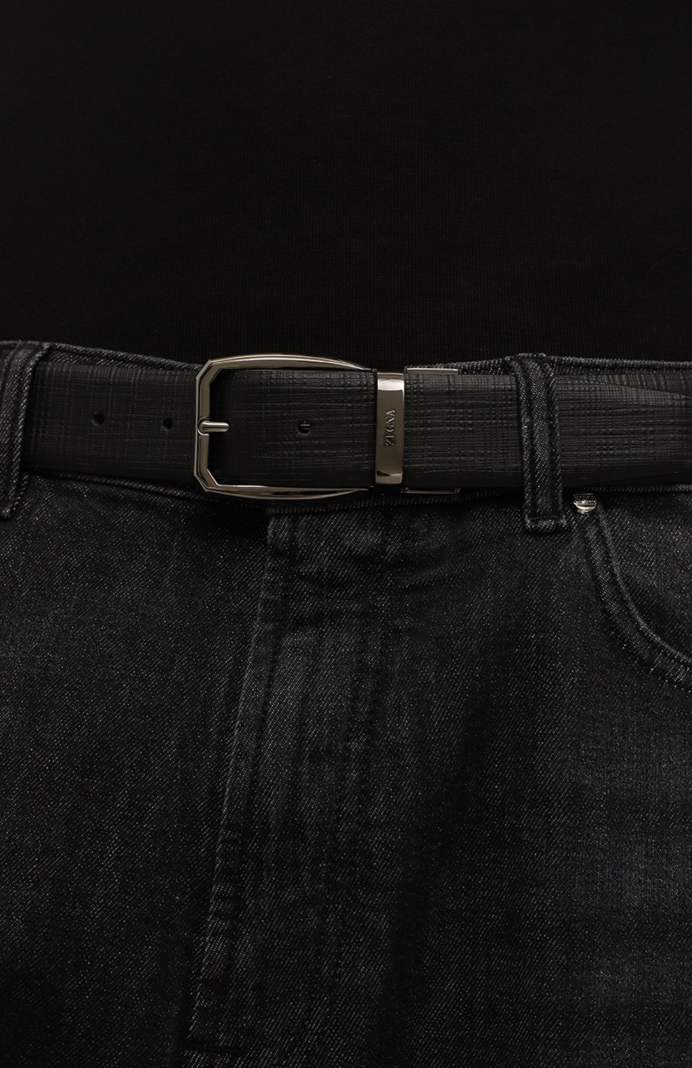 Кожаный ремень ZEGNA, арт. LHJAR/B007RZ, фото 2