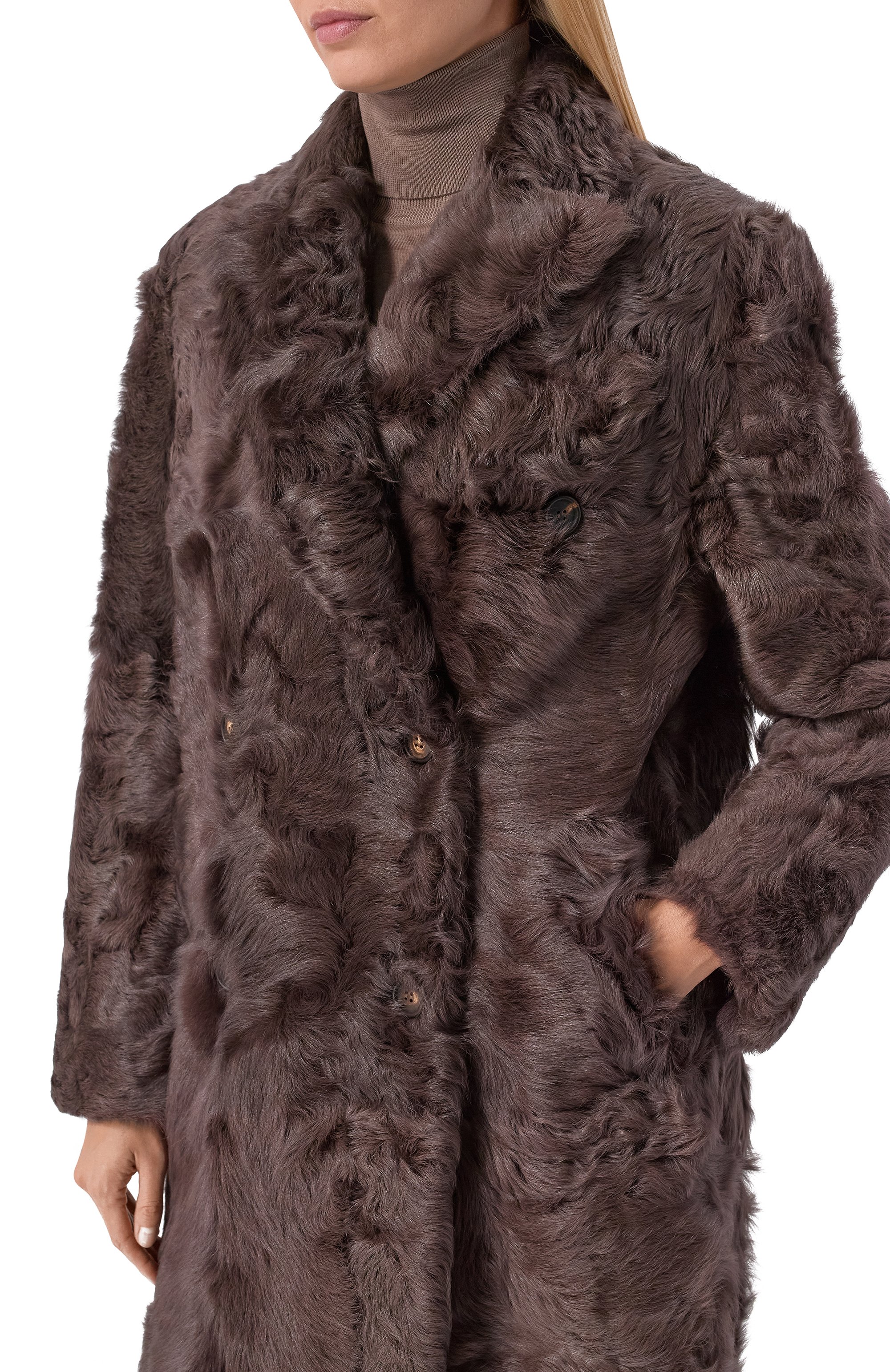 Шуба из овчины BRUNELLO CUCINELLI, арт. MPCHK9898, фото 5