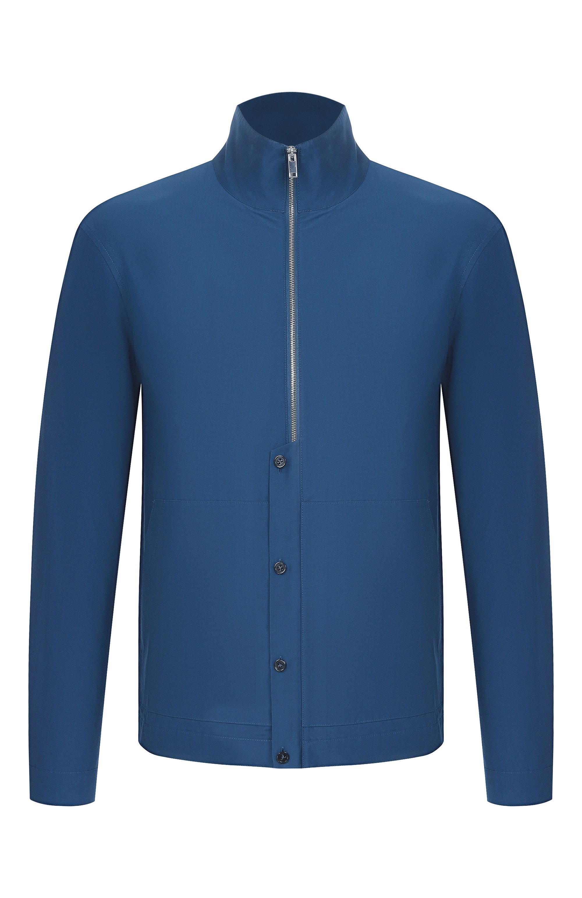 Рубашка из хлопка и шелка 12 STOREEZ, арт. 137242, фото 1