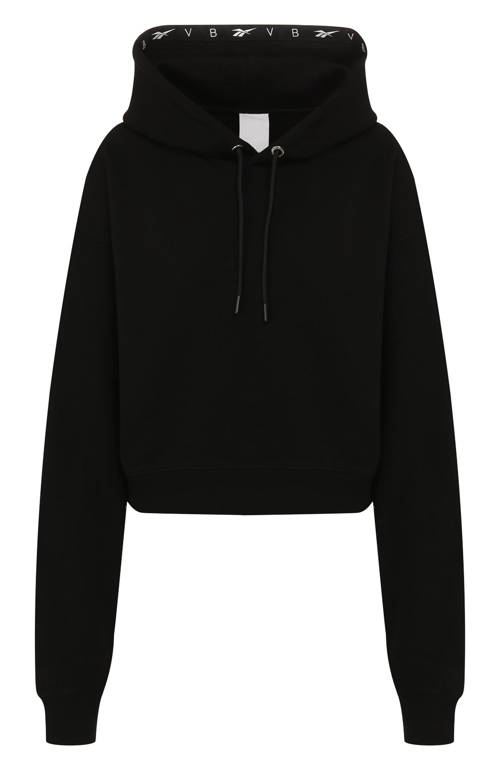 Хлопковое худи reebok x victoria beckham REEBOK черного цвета по цене 22950 руб., арт. FQ7199, фото 1 Хлопковое худи reebok x victoria beckham REEBOK, арт. FQ7199, фото 1