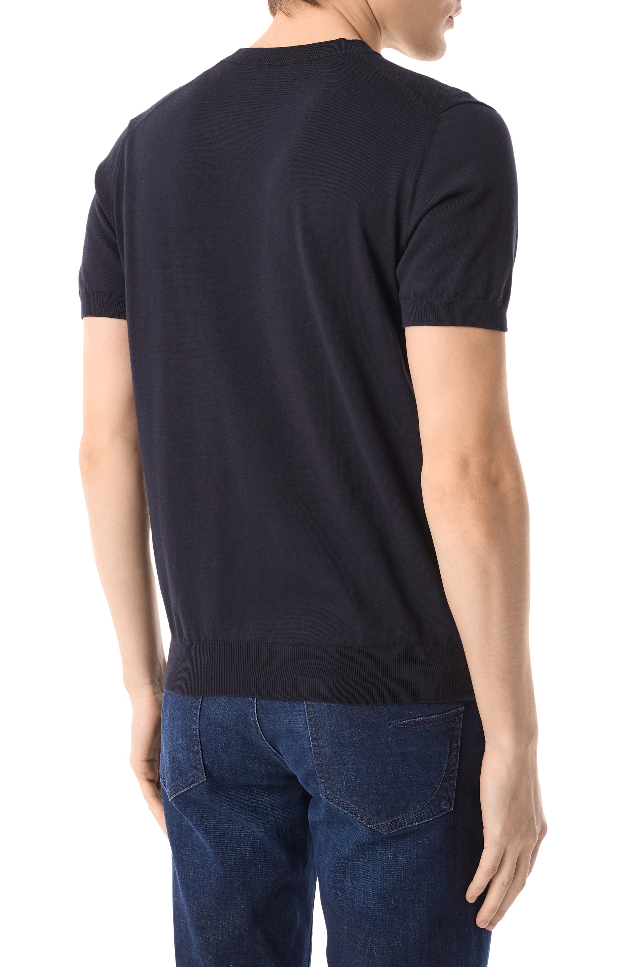 Хлопковый джемпер CORNELIANI, арт. 25M589-2525127, фото 4