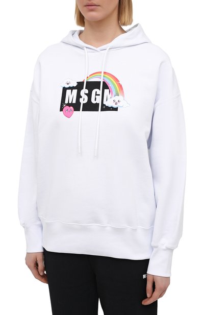 Хлопковое худи MSGM, арт. 3041MDM177 217299, фото 3