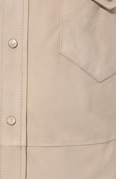 Замшевая куртка-рубашка BRUNELLO CUCINELLI, арт. MPCMI1721, фото 5