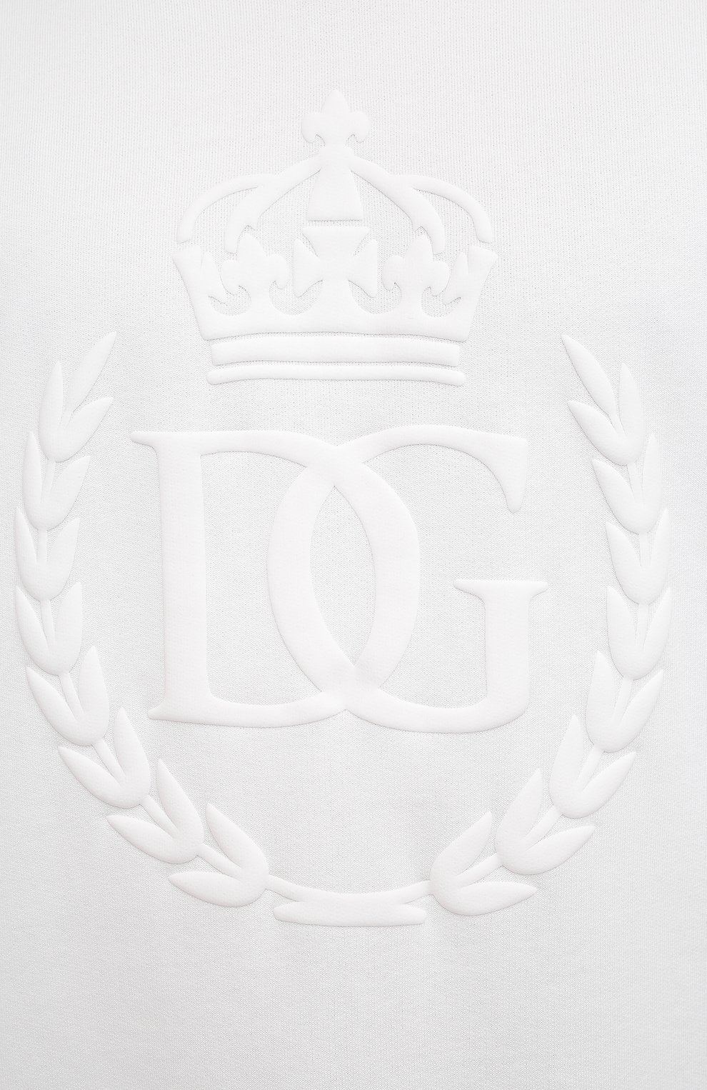 Хлопковое худи DOLCE & GABBANA белого цвета по цене 72950 руб., арт. G90F9Z/G7WNI, фото 5 Хлопковое худи DOLCE & GABBANA, арт. G90F9Z/G7WNI, фото 5