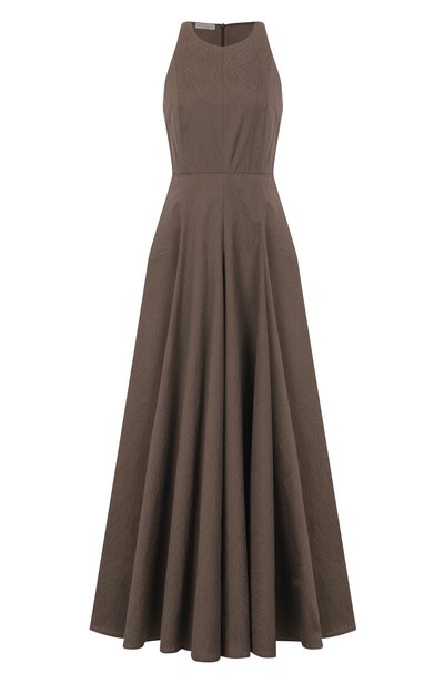 Женское хлопковое платье BRUNELLO CUCINELLI, арт. MQ994A5343