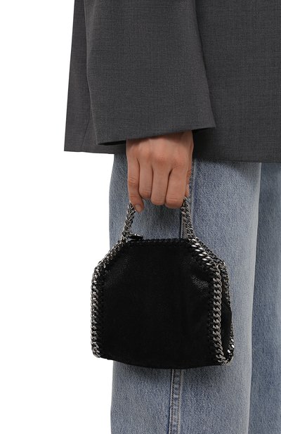 Сумка falabella STELLA MCCARTNEY черного цвета по цене 66800 руб., арт. 700227/W9132, фото 2 Сумка falabella STELLA MCCARTNEY, арт. 700227/W9132, фото 2