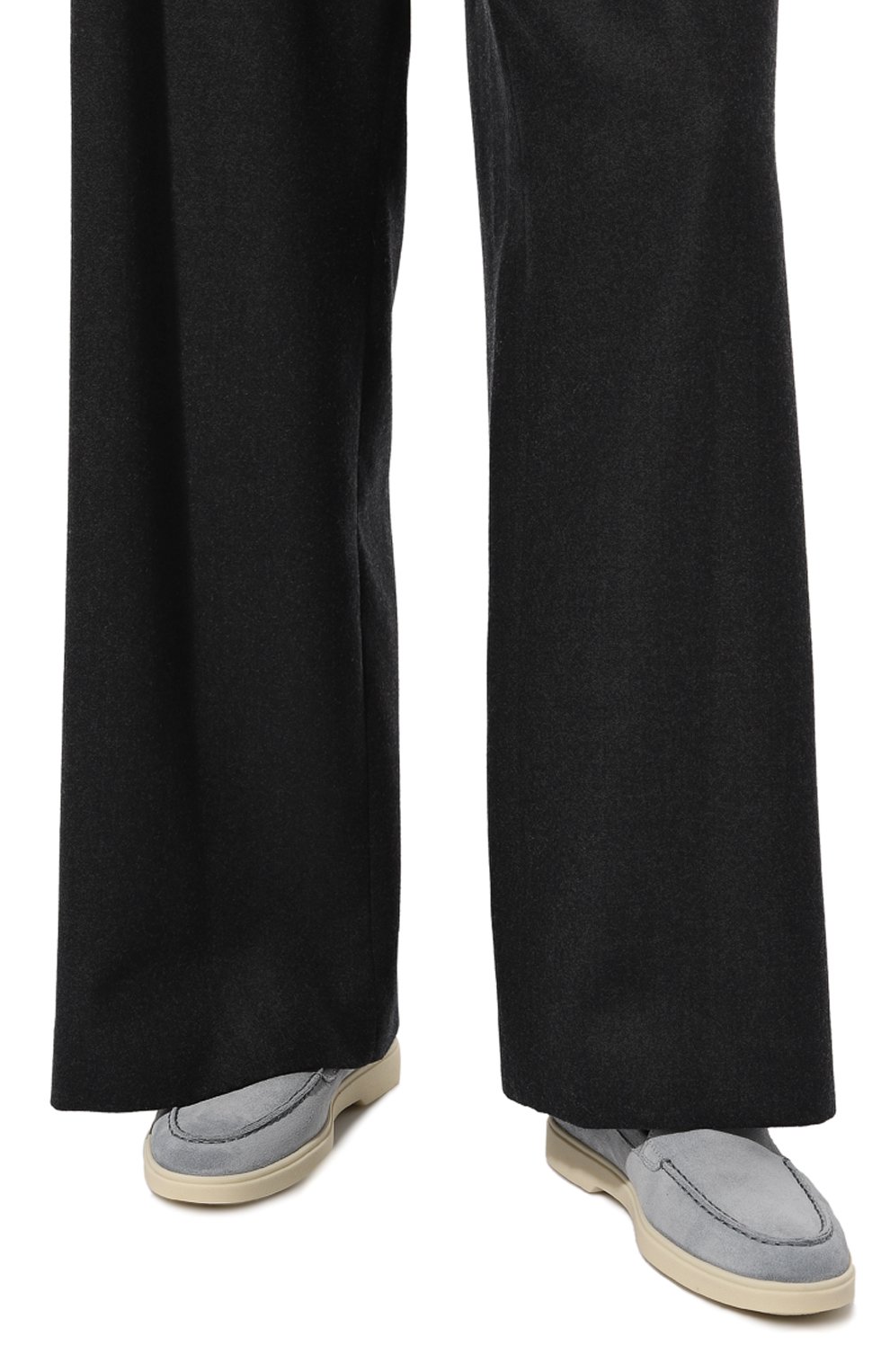 Замшевые лоферы SANTONI, арт. WUYA58856TISNSW9, фото 3