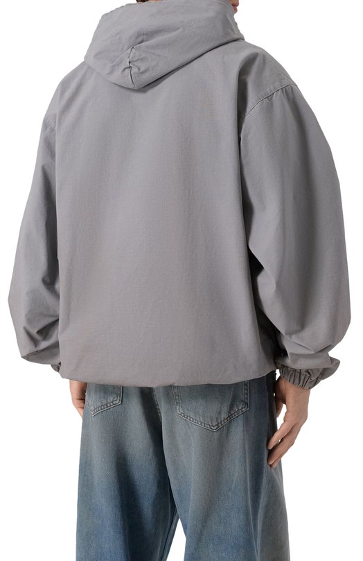 Хлопковая куртка Balenciaga 831340/TQP13 Серый  831340/TQP13 Фото 4