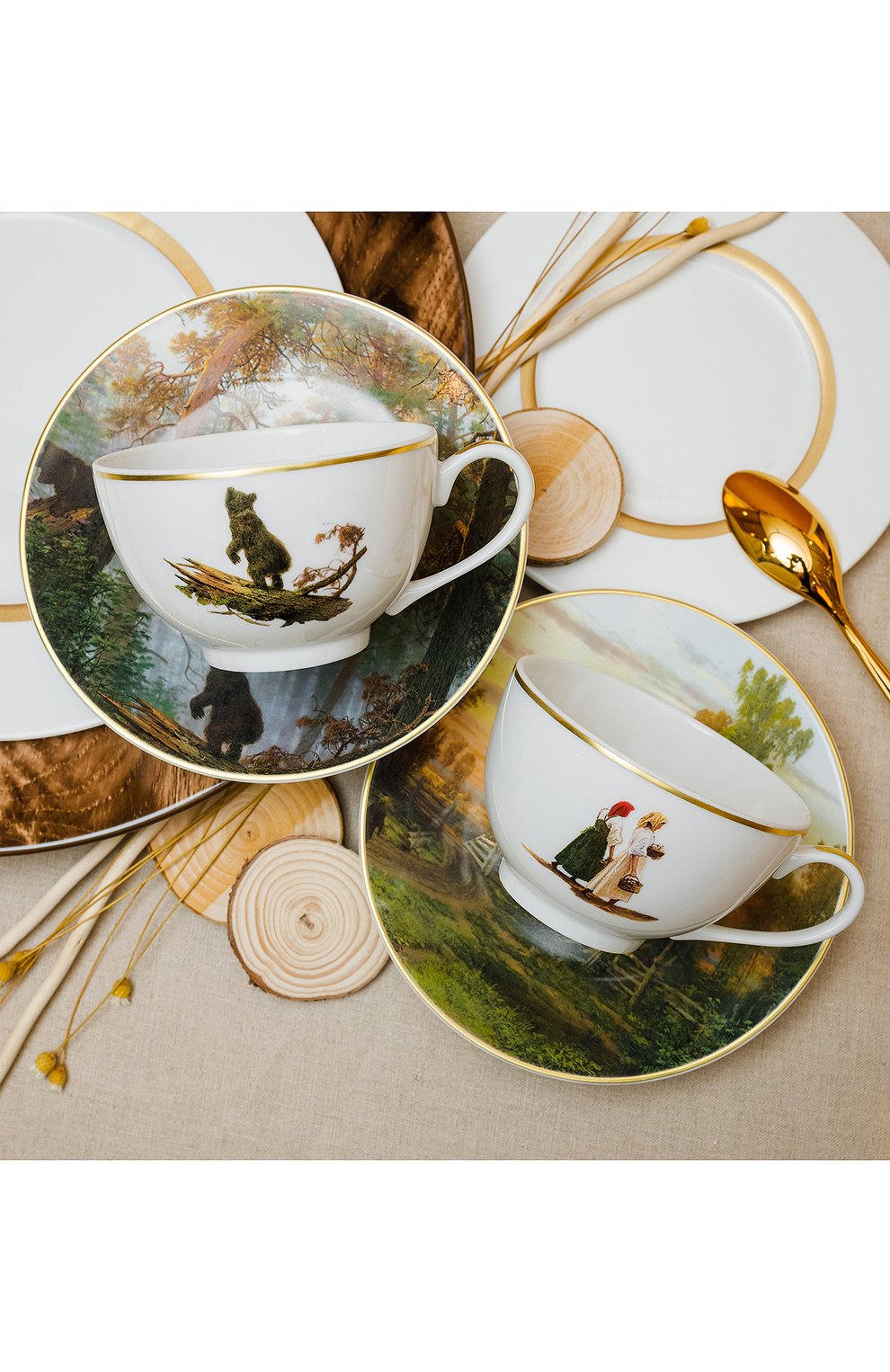 Набор из 2-х чашек с блюдцами наследие третьяковской галереи BERNARDAUD, арт. G901/22665, фото 2