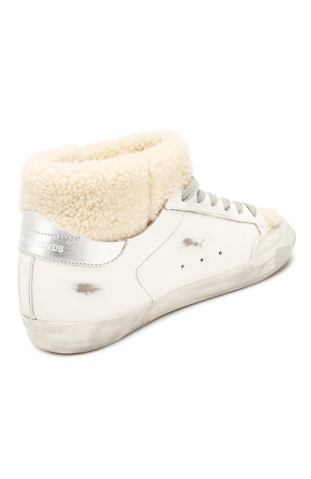 Кожаные кеды superstar GOLDEN GOOSE DELUXE BRAND, арт. G35WS590.S17, фото 4