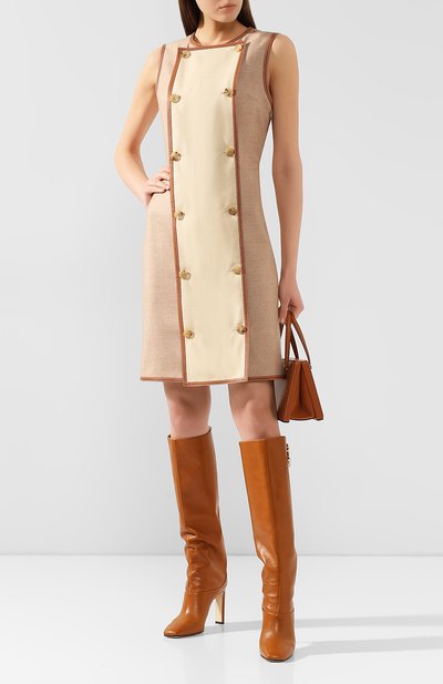 Платье из смеси шерсти и вискозы BURBERRY, арт. 4562564, фото 2