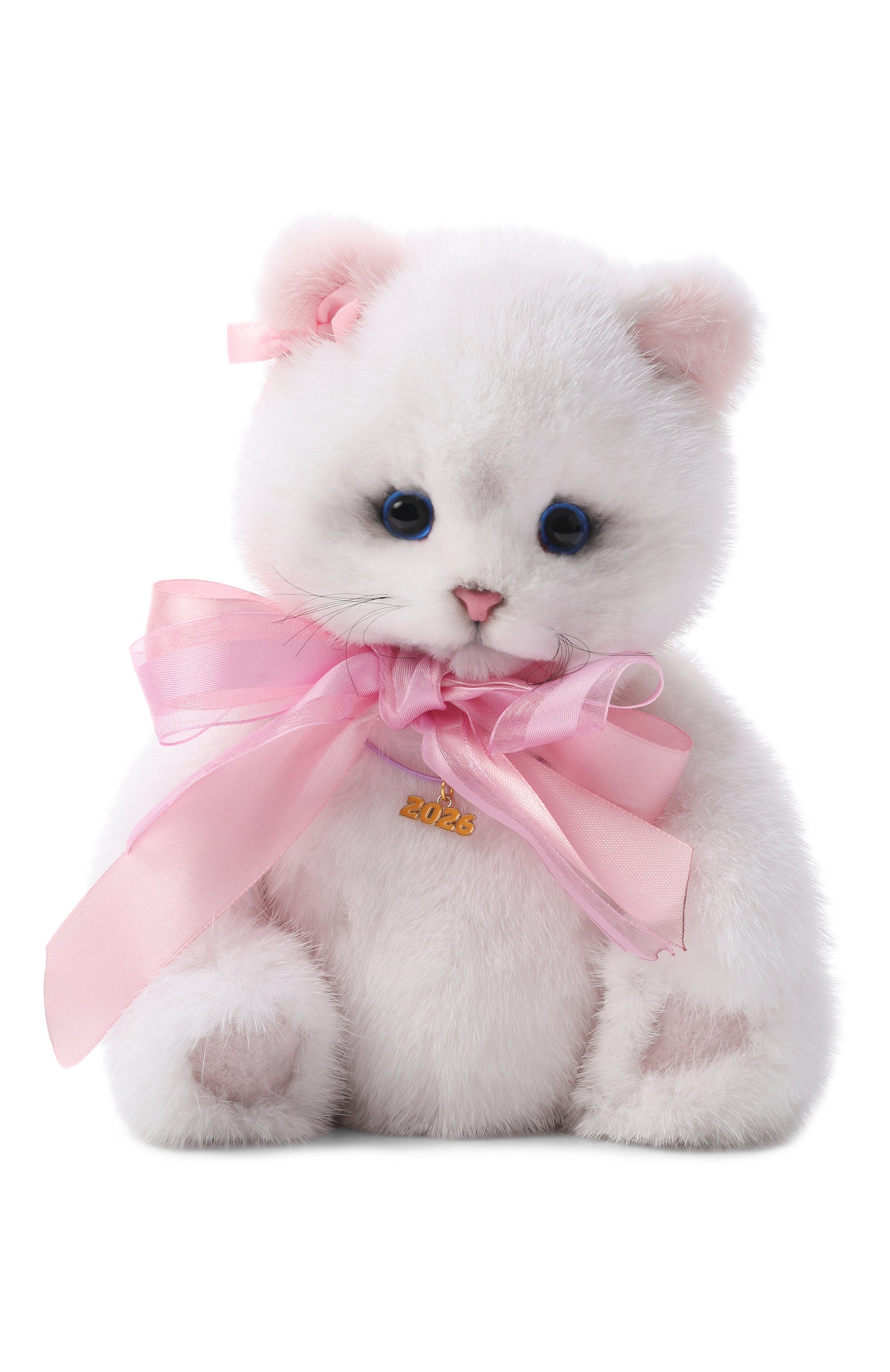 Мягкая игрушка котенок тедди из норки CAROLON, арт. МИ-26-КН-003, фото 1