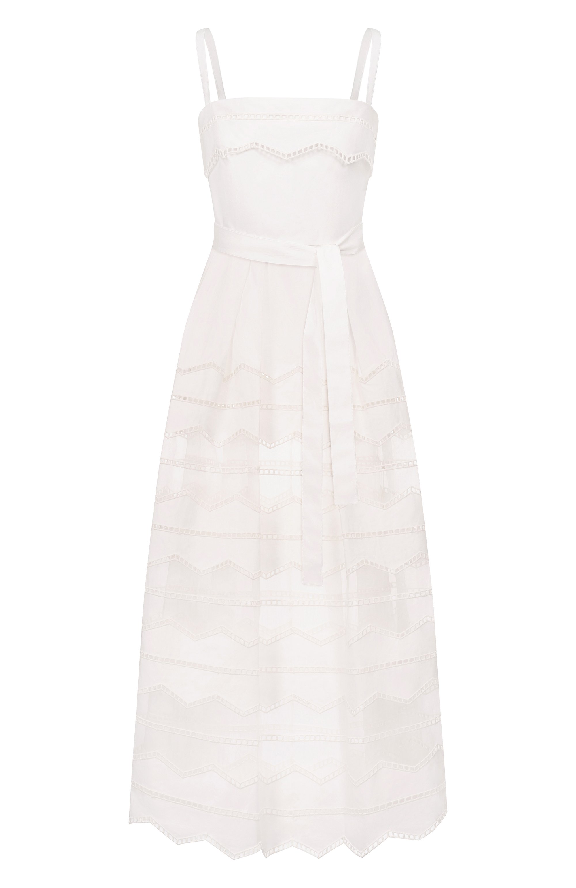 Платье из хлопка и шелка ELIE SAAB, арт. D1087NR26/CES01, фото 1