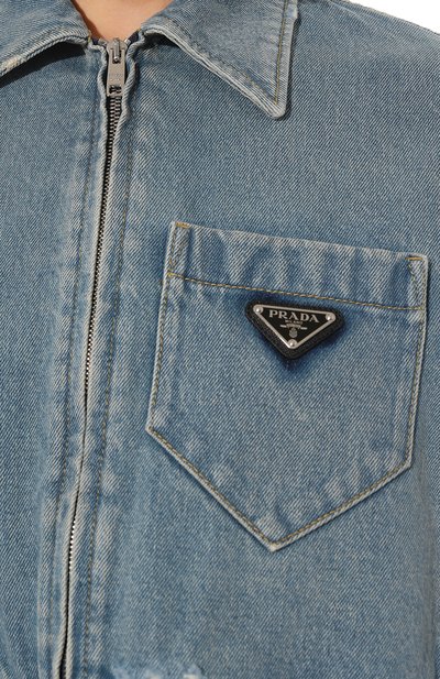 Джинсовая куртка PRADA, арт. GFB279-1ZAB-F0008-212, фото 5