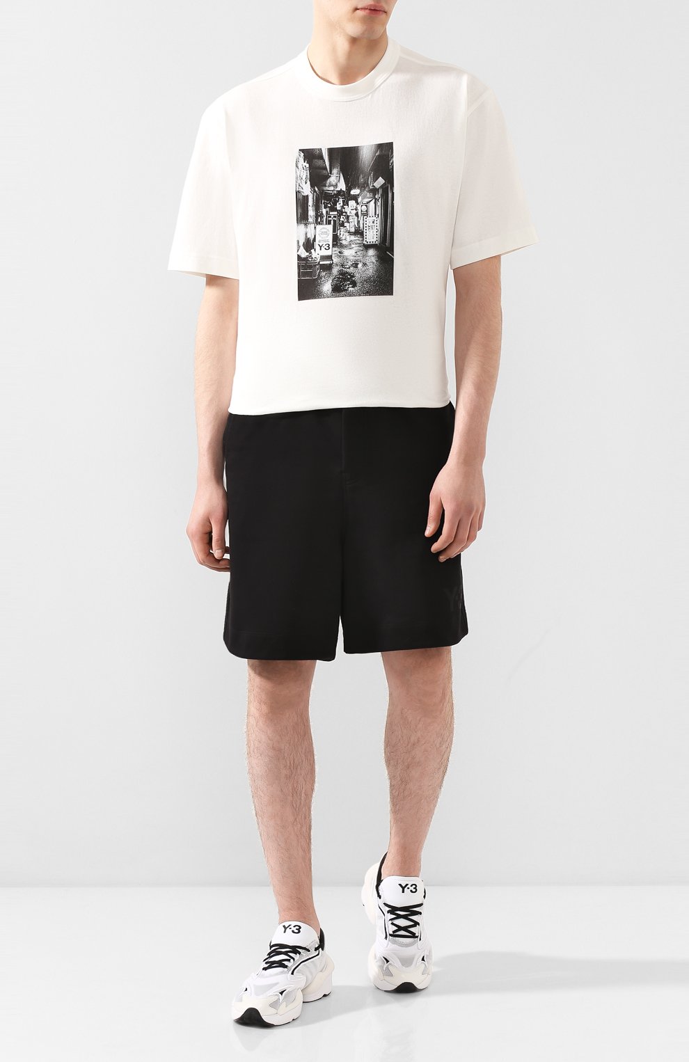 Хлопковая футболка Y-3, арт. FT1373/M, фото 2