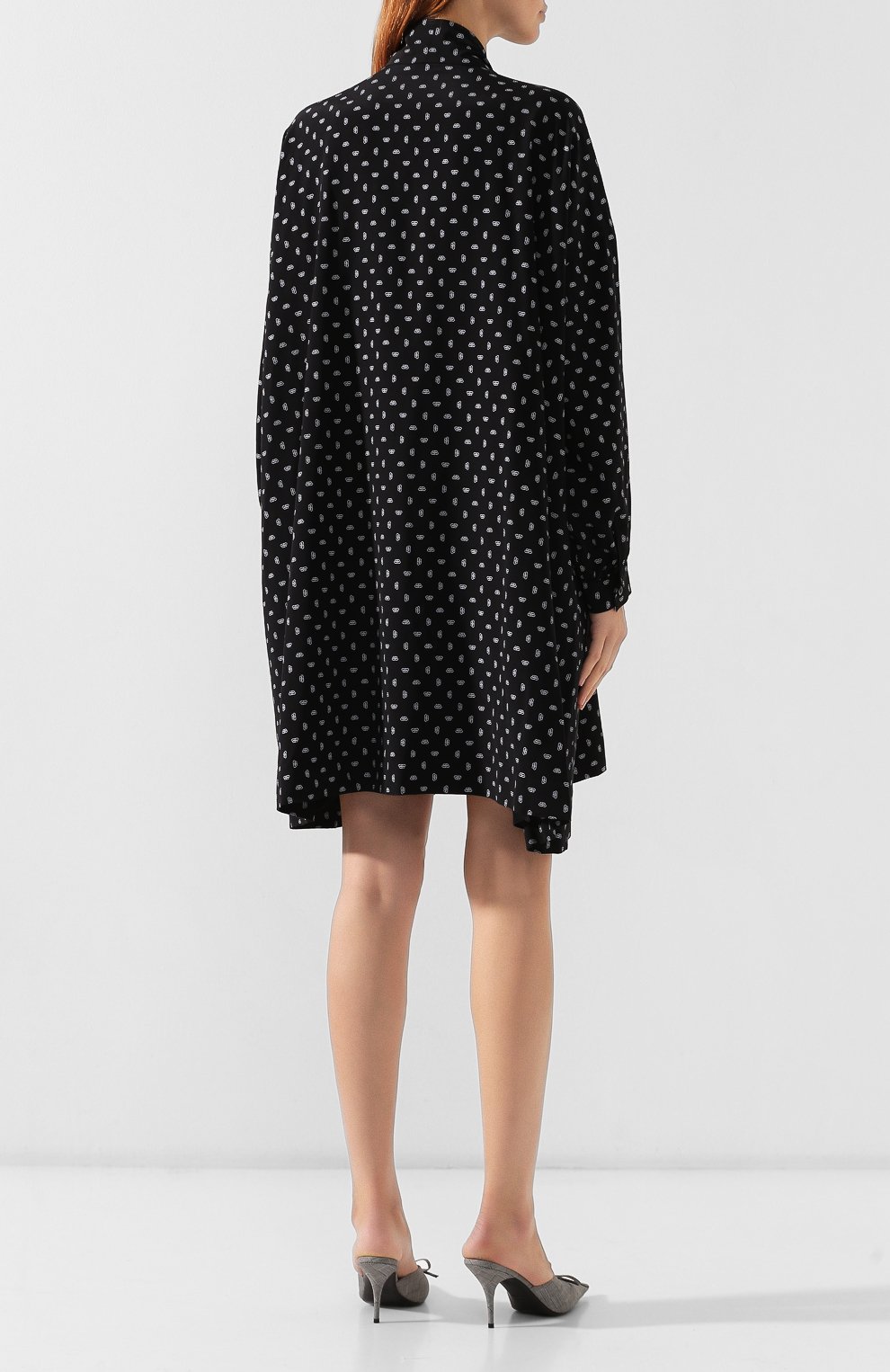 Шелковое платье BALENCIAGA, арт. 492458/TFLD2, фото 4