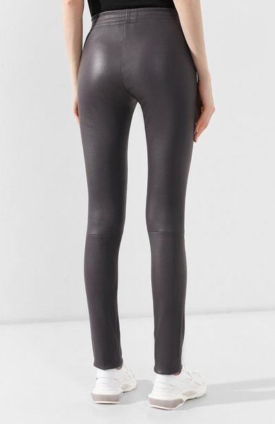 Кожаные легинсы DROME, арт. DPD1717C/D074C, фото 4