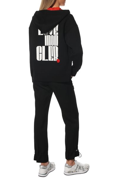 Хлопковый кардиган MONCLER черного цвета по цене 59950 руб., арт. H1-093-8G000-19-809LC, фото 2 Хлопковый кардиган MONCLER, арт. H1-093-8G000-19-809LC, фото 2