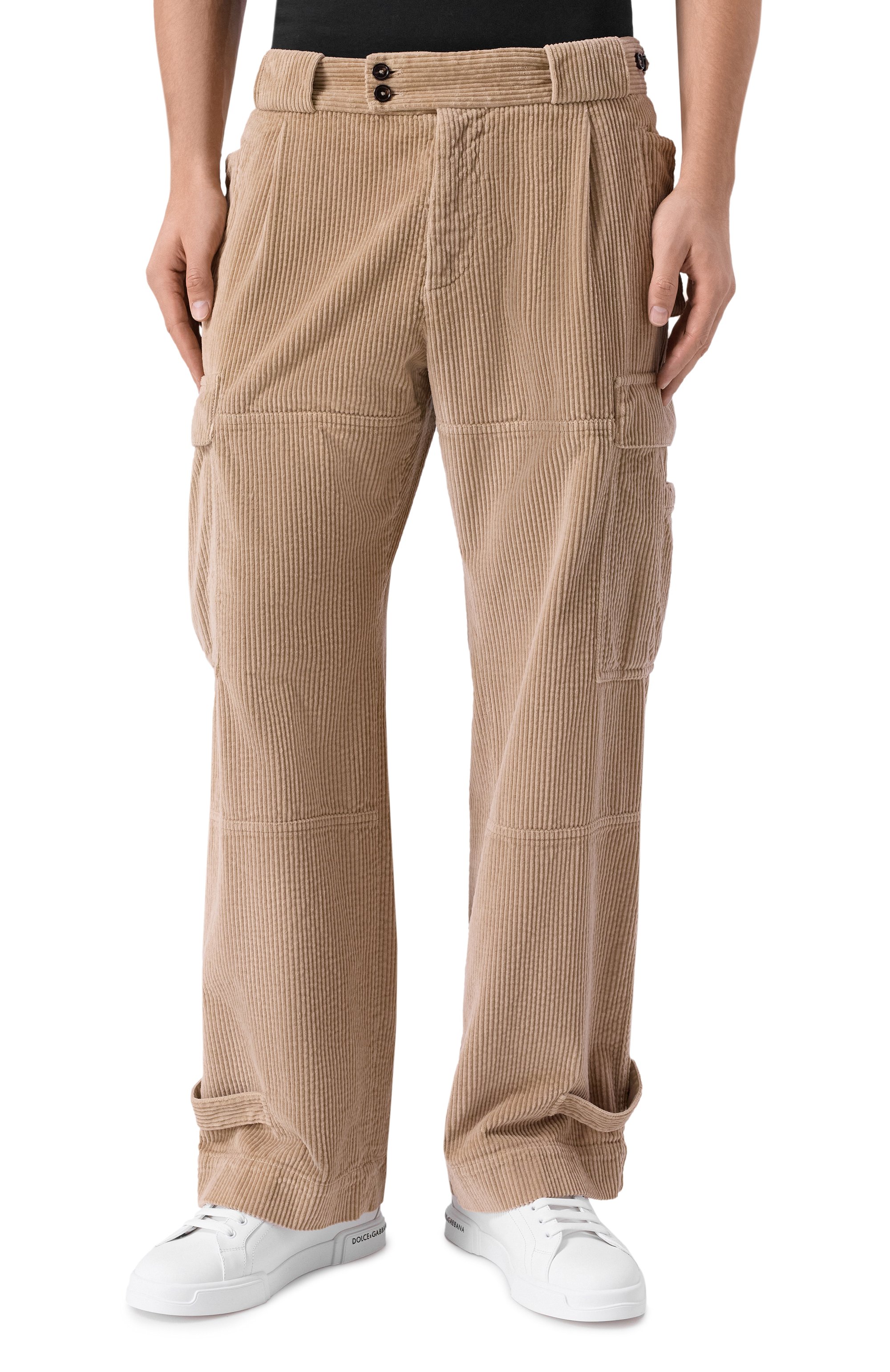 Вельветовые брюки-карго DOLCE & GABBANA, арт. GP13YT/G8NN6, фото 3