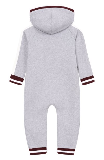 Хлопковый комбинезон DOLCE & GABBANA серого цвета по цене 59900 руб., арт. L1J0CF/G7PUY, фото 2 Хлопковый комбинезон DOLCE & GABBANA, арт. L1J0CF/G7PUY, фото 2