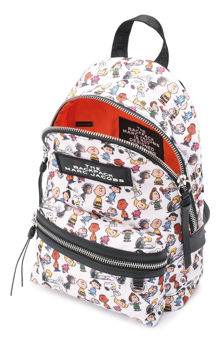 Женский рюкзак the backpack medium peanuts x marc jacobs MARC JACOBS (THE) белого цвета, арт. M0016563 | Фото 4 (Случай: Повседневный; Стили: Кэжуэл; Размер: medium; Материал: Текстиль; Тематический товар: Peanuts; Материал сплава: Проставлено; Драгоценные камни: Проставлено)