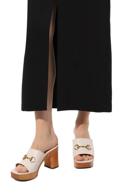 Кожаные мюли horsebit GUCCI, арт. 629967 CPD90, фото 3