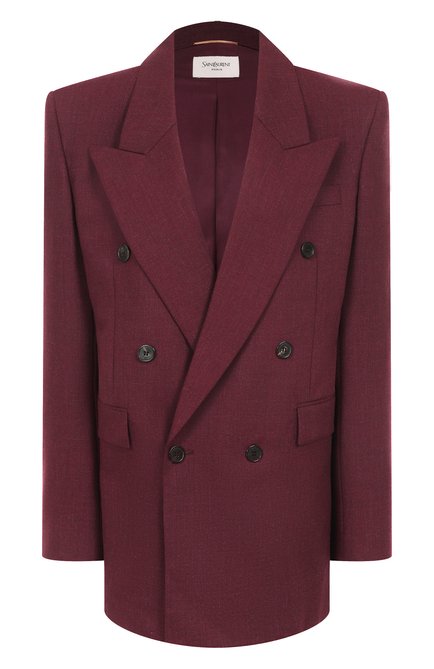 Женский шерстяной жакет SAINT LAURENT, арт. 821942/Y5K17