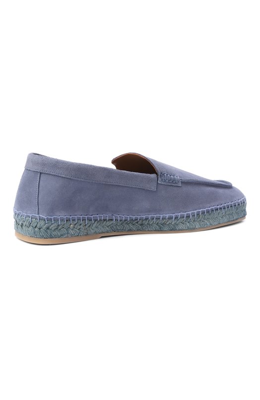 Замшевые эспадрильи Kiton USSA296N0140204 Голубой  USSA296N0140204 Фото 5
