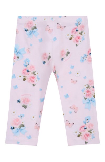 Хлопковые легинсы MONNALISA, арт. 31G401NP, фото 2