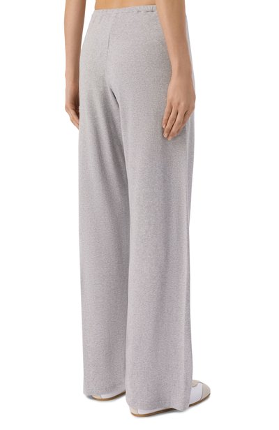 Хлопковые брюки SPORTY AND RICH серого цвета по цене 19300 руб., арт. PA06974326GY03, фото 4 Хлопковые брюки SPORTY AND RICH, арт. PA06974326GY03, фото 4