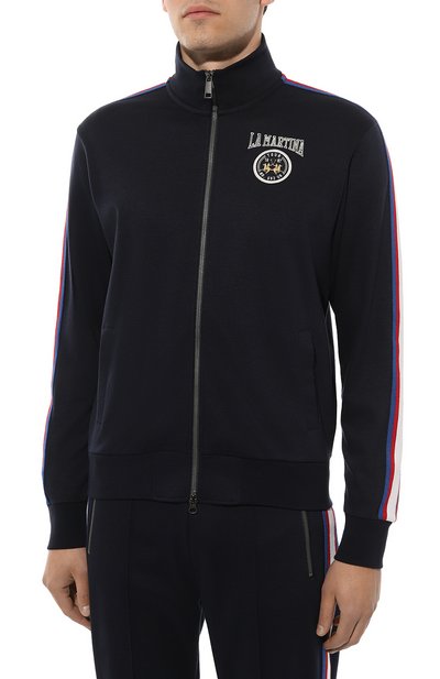 Толстовка LA MARTINA темно-синего цвета по цене 21950 руб., арт. WMF304/FP556, фото 3 Толстовка LA MARTINA, арт. WMF304/FP556, фото 3